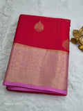 Satin Saree(Semi - Kanchipuram Style)