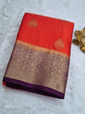 Satin Saree(Semi - Kanchipuram Style)
